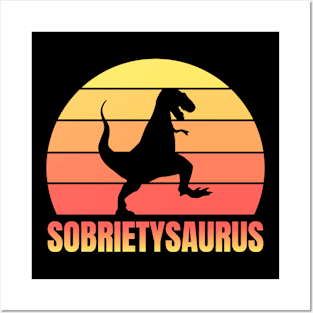 Sobrietysaurus Posters and Art